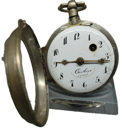 Montre gousset coq - a,