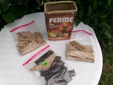 Jeu Construction bois massif Jeujura Ferme vintage 8093