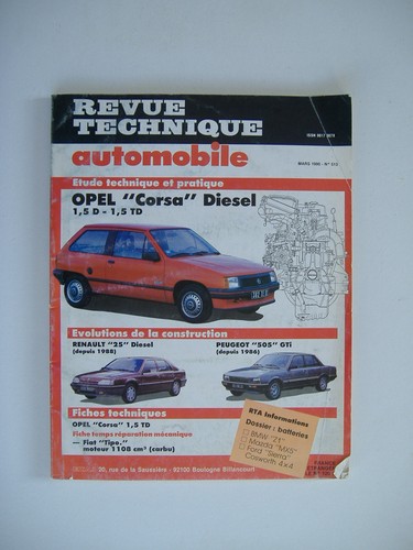 Revue technique rta opel - revue,