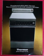 Publicité de presse: Gazinière THERMOR La 2011 V Thermor & Chocolat NESTLE 1973 