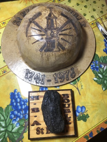 Souvenir charbon chapeau - charbon, +