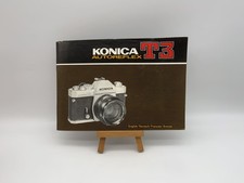 Konica Autoreflex T3 Manuel D'Utilisation Allemand