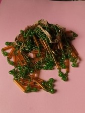 perles anciennes pour refaire frange lampe La Parisienne 