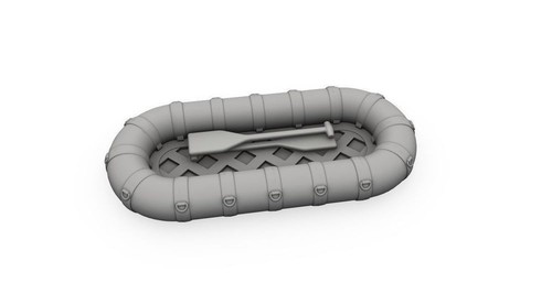 109 boat life - raft,,