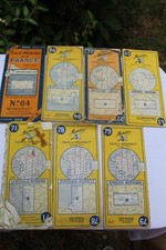 lot de carte michelin de 1925 à 1960 ancien vintage collection
