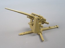 B391 Vintage Canon 88 mm El Alamein 1942 WWII Jouet Métal Sable L 7.8 cm
