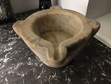 ANCIEN MORTIER D'APHOTICAIRE EN MARBRE OBJET DE MÉTIER PHARMACIE ANCIENNE