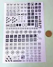 HO PLANCHE DE DETAILLAGE AUTOCOLLANTE POUR SIGNAUX MECANIQUES DE MARQUE MKD .