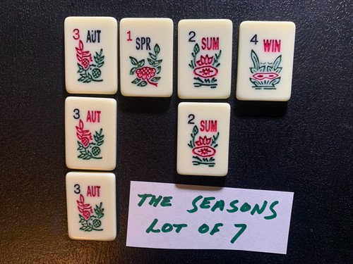 Mah jong tiles - jong,