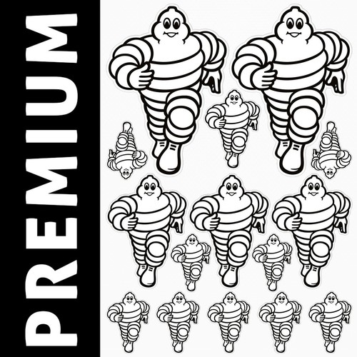 Michelin 15 stickers - michelin,