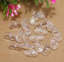 3 PAIRES PLAQUETTE SUPPORT NEZ LUNETTE EN SILICONE sans Vis ATB A2