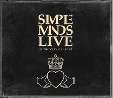 COFFRET 2 CD ALBUM LIVE 14 TITRES--SIMPLE MINDS--LIVE IN THE CITY OF LIGHT--1987