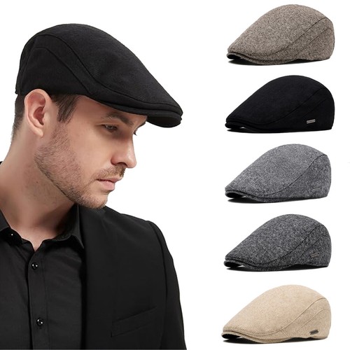 Béret plat homme bonnet - , à