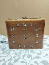 ancienne caisse de pendule mécanique en bois "bayard" -  art déco