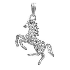 PENDENTIF CHEVAL en ARGENT 925