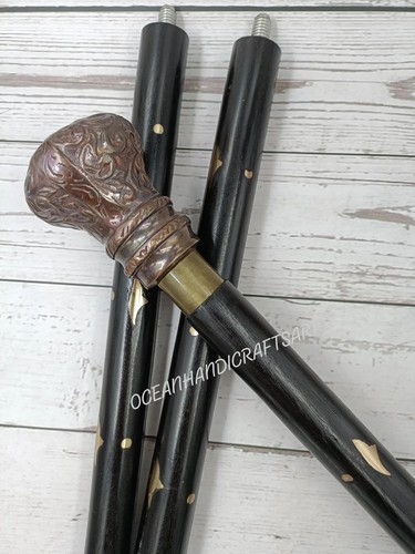 Canne marche bois de - en,