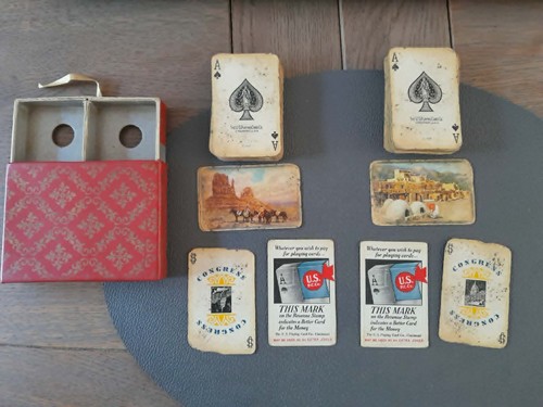 Double jeu cartes de - de, us