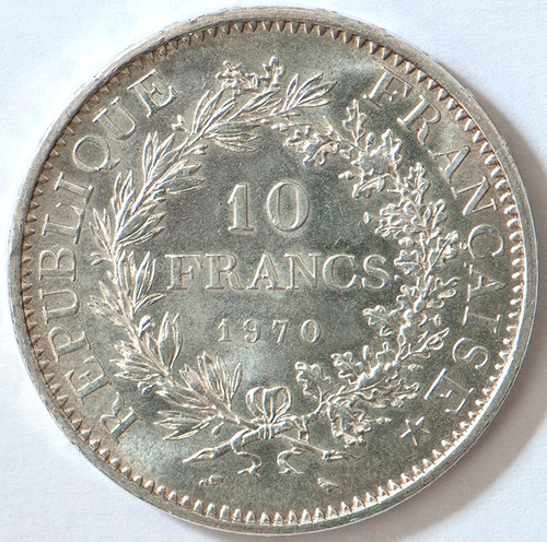 Francs hercule 1970 - 10,