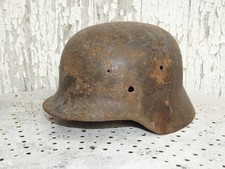 Casque allemand m40 jus terrain wwii ww2