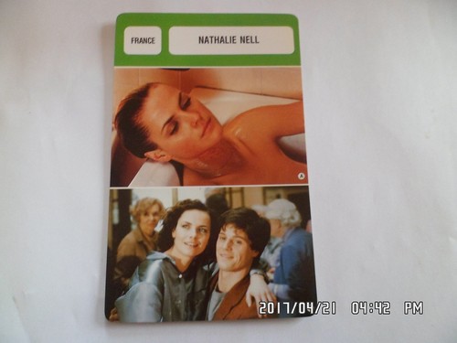 Carte fiche cinema nathalie - carte,