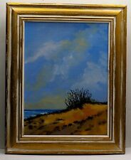 MARINE huile  "LA DUNE POINTUE "   ARTISTE réf drouot artprice akoun