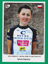 CYCLISME carte cycliste SYLWIA