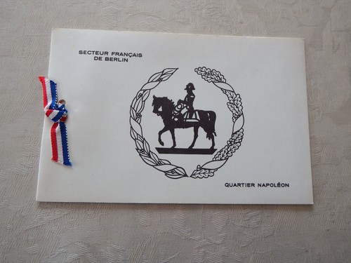 Ancienne carte voeux - de,