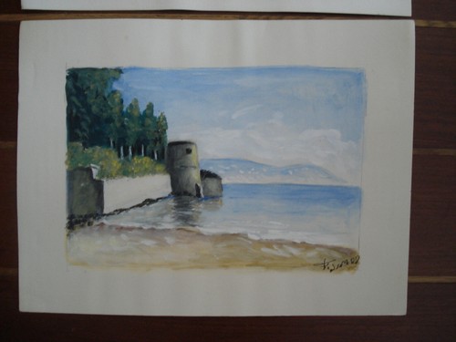 Peintures anciennes paysages - anciennes,