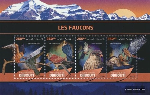 Djibouti 1274 1277 feuille - djibouti, 1274-1277