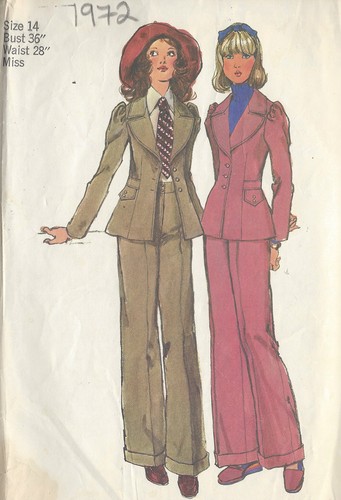 Patron couture vintage - vintage, 1972