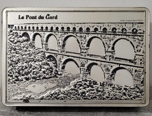 Boite métallique décor - métallique,