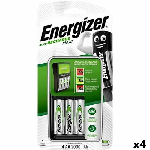 Chargeur piles rechargeables - +,