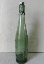 ANCIENNE BOUTEILLE de BIÈRE «BRASSERIE de St NICOLAS de PORT» FOND ÉPAIS