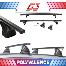 Acier Noir Barres de toit pour OPEL Meriva 2 II B 5P 10-17 Points de fixation F7