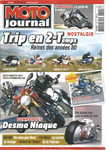 Moto journal 1846 honda - honda, ns