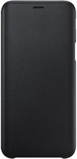 Samsung original coque à Rabat flip cover etui pour Samsung Galaxy J6 2018 Noir