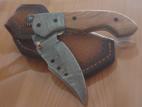 Couteau pliant damas - pliant,