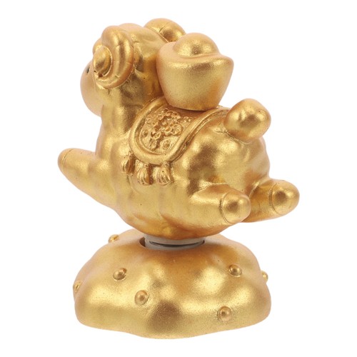 Figurine mouton doré avec - figurine,