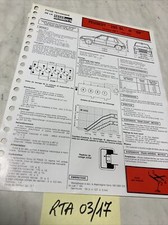 Fiche technique automobile Peugeot 205 GL GR moteur XW7 édition 83 205GL 205GR