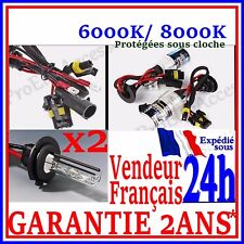 2 AMPOULE LAMPE FEU H1 H7 POUR KIT XENON HID DE RECHANGE 6000K 8000K 12V 35W 55W