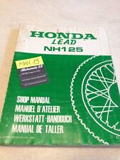 Honda Lead NH125 NH 125 manuel technique atelier workshop service manual scooter