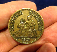 France Bon pour 2 Francs 1927 Chambre de Commerce jolie monnaie rare