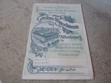 Ancienne Brochure  machines a