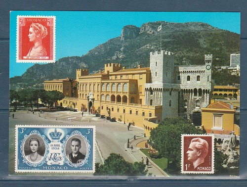 Monaco carte palais - monaco, le