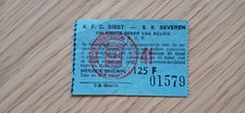Billet 1978 KFC Diest contre
