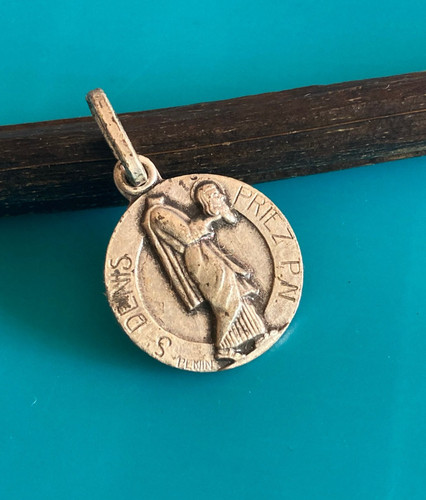Ancien pendentif médaille - ancien,