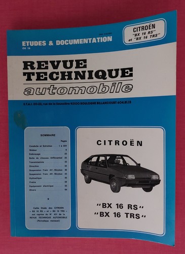 Revue technique automobile 