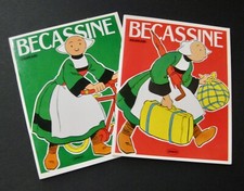 Bécassine Lot 2 coloriages Ed. Jesco 1993 TBE
