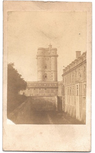 Photo cdv chateau fort - cdv, de