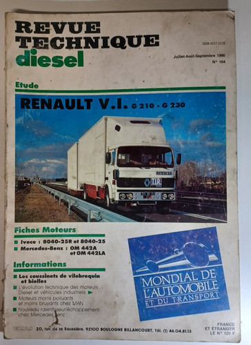 Revue technique renaut i - technique, v.i